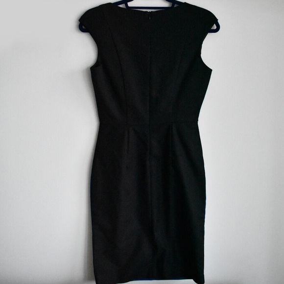 Zara blue/black block coloured work dress - Picture 2 of 4